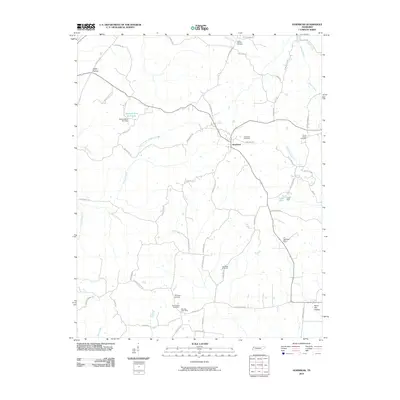 2010 Map of Hornbeak, 2010 Print