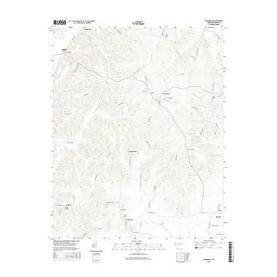 2016 Map of Hornbeak, 2016 Print