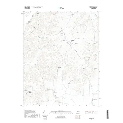 2019 Map of Hornbeak, 2019 Print