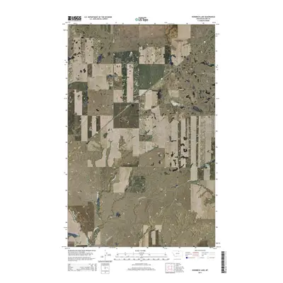 2014 Map of Hornbeck Lake, 2014 Print
