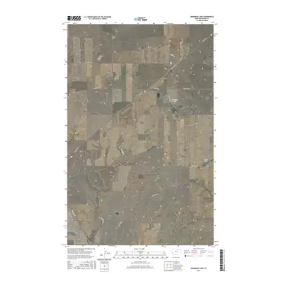2017 Map of Hornbeck Lake, 2017 Print