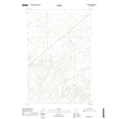 2020 Map of Hornbeck Lake, 2020 Print