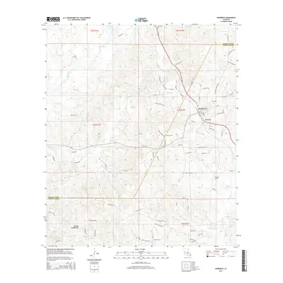 2015 Map of Hornbeck, 2015 Print