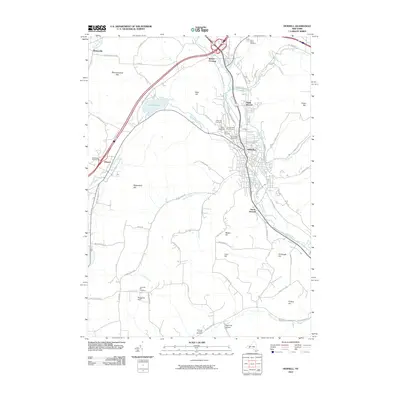2010 Map of Hornell, 2010 Print