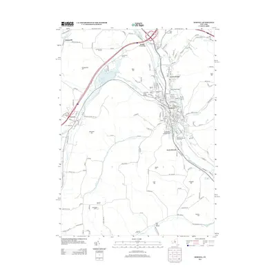 2013 Map of Hornell, 2013 Print