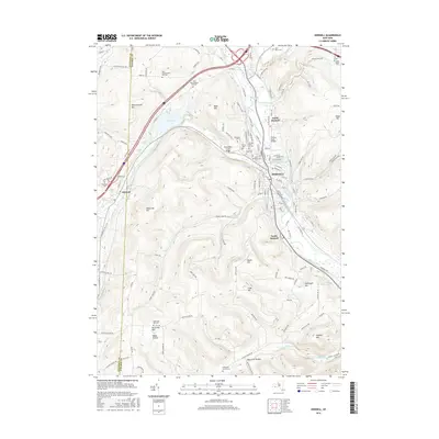 2016 Map of Hornell, 2016 Print