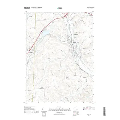 2019 Map of Hornell, 2019 Print