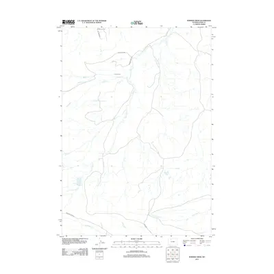 2012 Map of Horner Creek, 2012 Print
