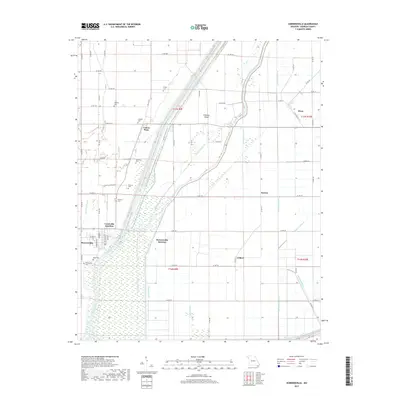 2017 Map of Hornersville, 2017 Print