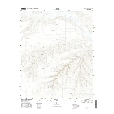 2016 Map of Hornica Creek, 2016 Print
