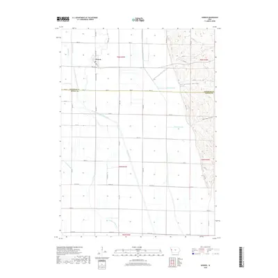 2018 Map of Hornick, 2018 Print