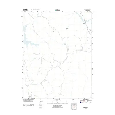 2012 Map of Hornitos, 2012 Print