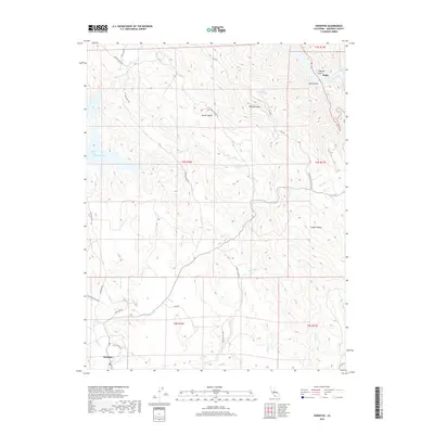 2018 Map of Hornitos, 2018 Print