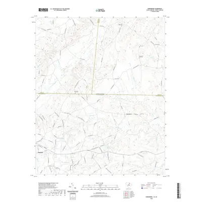 2020 Map of Hornsboro, 2020 Print