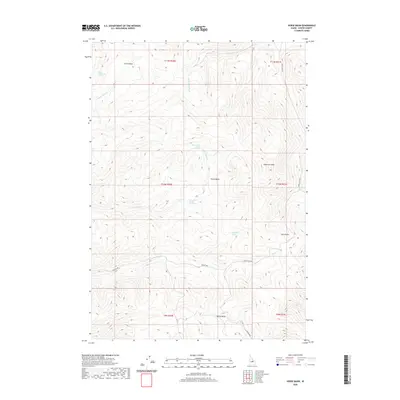 2020 Map of Horse Basin, 2020 Print