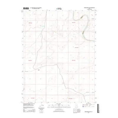 2014 Map of Horse Bench East, 2014 Print