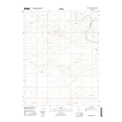 2017 Map of Horse Bench East, 2017 Print