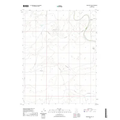 2020 Map of Horse Bench East, 2020 Print