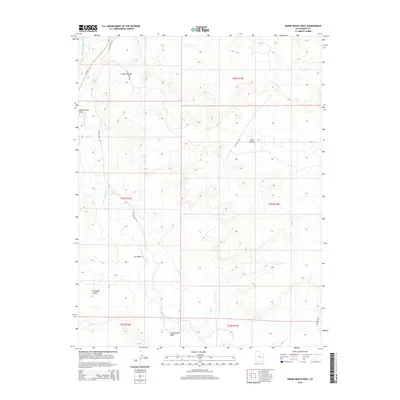 2014 Map of Horse Bench West, 2014 Print
