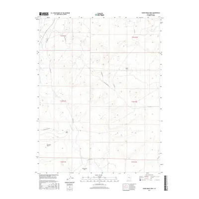 2017 Map of Horse Bench West, 2017 Print