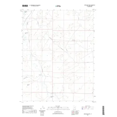 2020 Map of Horse Bench West, 2020 Print