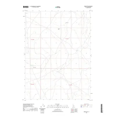 2020 Map of Horse Butte, 2020 Print
