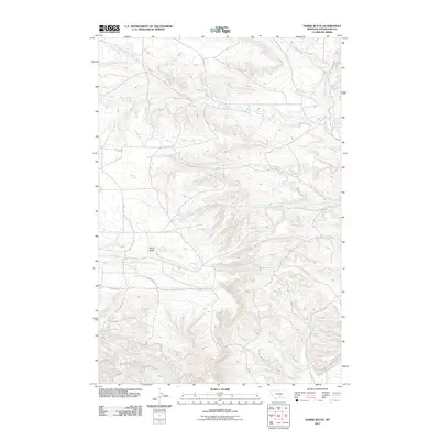 2011 Map of Horse Butte, 2011 Print