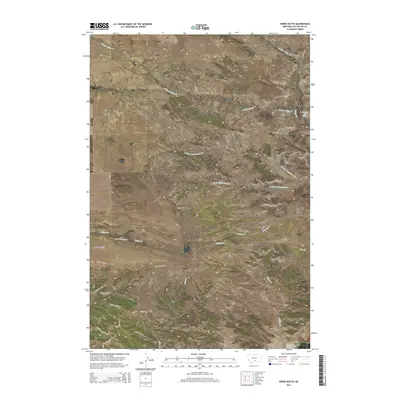 2014 Map of Horse Butte, 2014 Print