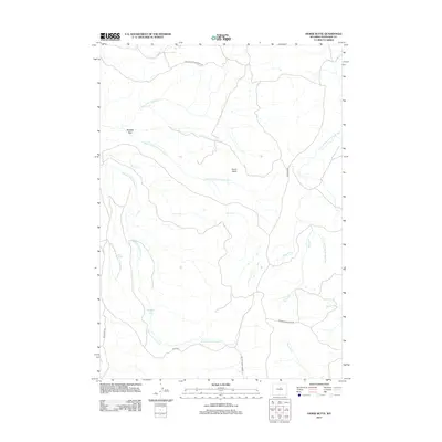 2012 Map of Horse Butte, 2012 Print