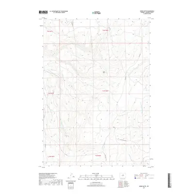 2017 Map of Horse Butte, 2017 Print