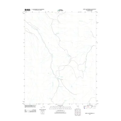 2012 Map of Horse Camp Springs, 2012 Print