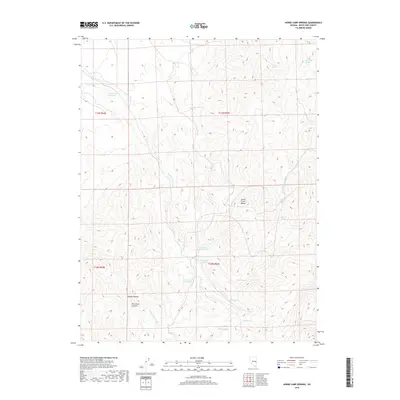 2018 Map of Horse Camp Springs, 2018 Print