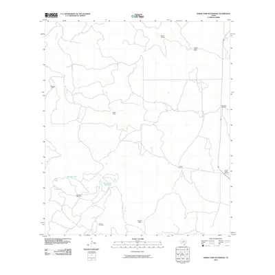 2010 Map of Horse Camp Waterhole, 2010 Print