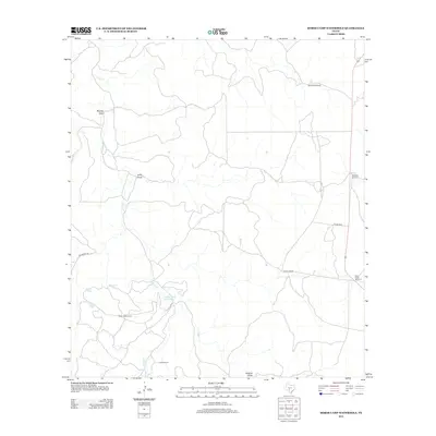 2012 Map of Horse Camp Waterhole, 2012 Print