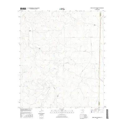 2016 Map of Horse Camp Waterhole, 2016 Print
