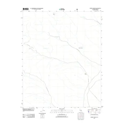 2012 Map of Horse Canyon, 2012 Print