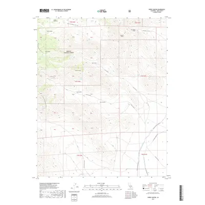 2018 Map of Horse Canyon, 2018 Print