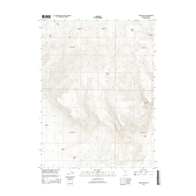 2014 Map of Horse Canyon, 2014 Print