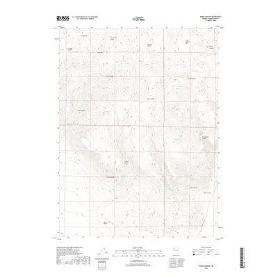 2018 Map of Horse Canyon, 2018 Print