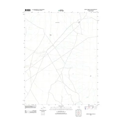 2012 Map of Horse Corral Pass, 2012 Print