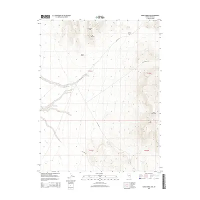 2015 Map of Horse Corral Pass, 2015 Print