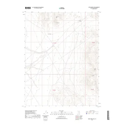 2018 Map of Horse Corral Pass, 2018 Print