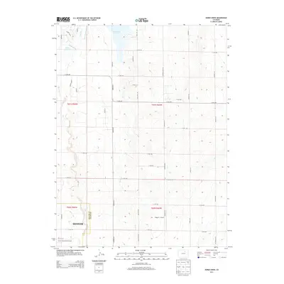2013 Map of Horse Creek, 2013 Print
