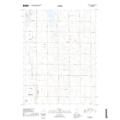2019 Map of Horse Creek, 2019 Print