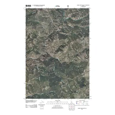 2011 Map of Horse Creek Butte, 2011 Print