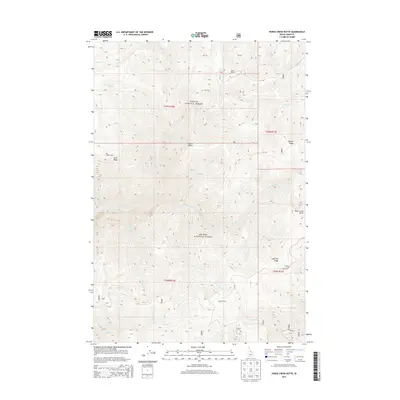 2013 Map of Horse Creek Butte, 2013 Print
