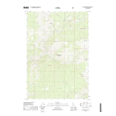 2020 Map of Horse Creek Butte, 2020 Print