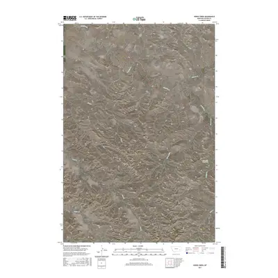 2017 Map of Horse Creek, 2017 Print