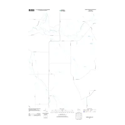 2013 Map of Horse Creek, 2013 Print