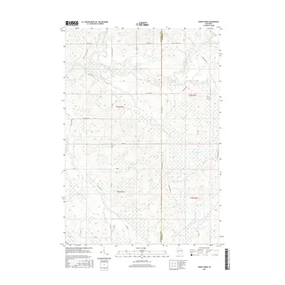 2015 Map of Horse Creek, 2015 Print